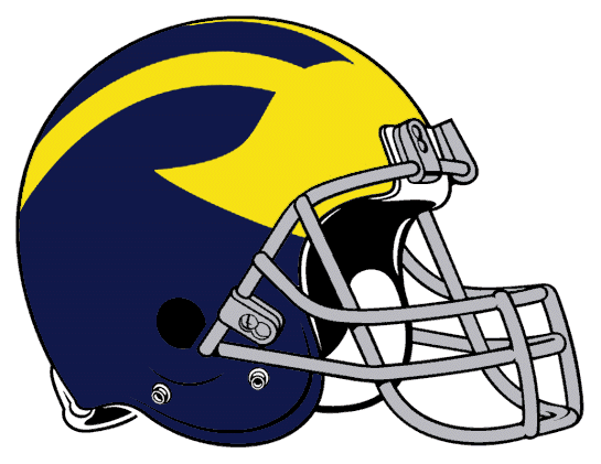Michigan Wolverines 1969-1975 Helmet Logo iron on transfers for clothing